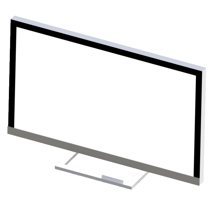 Monitor 3d render